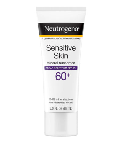 Protector solar mineral 60+ para piel sensible de Neutrogena